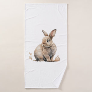 Easter Bunny Bath Towel