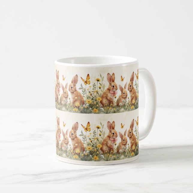 Easter Bunny Blessings  : Spring Delights Coffee Mug (Front Right)
