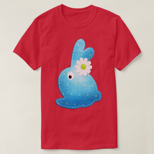 Easter Bunny blue T-Shirt (Design Front)