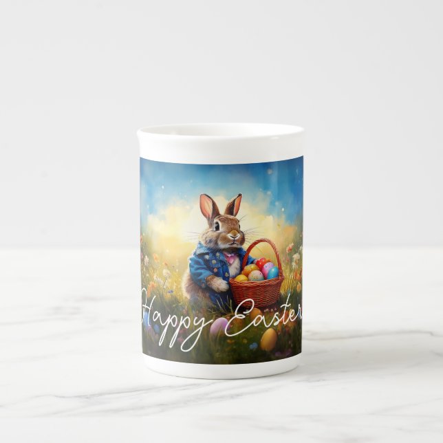 Easter Bunny  Bone China Mug (Front)