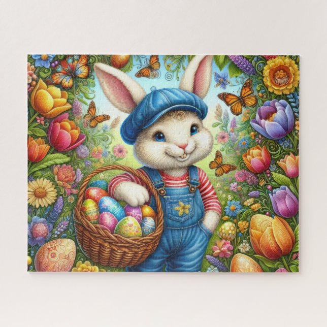 Easter Bunny Boy Jigsaw Puzzle (Horizontal)