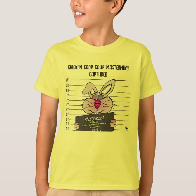 Easter Bunny Boy's T-Shirt (Front)