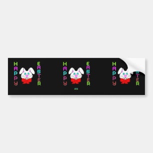 Easter Bunny Bumper Sticker