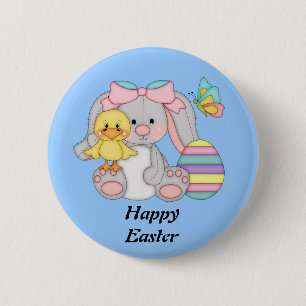 Easter Bunny Button