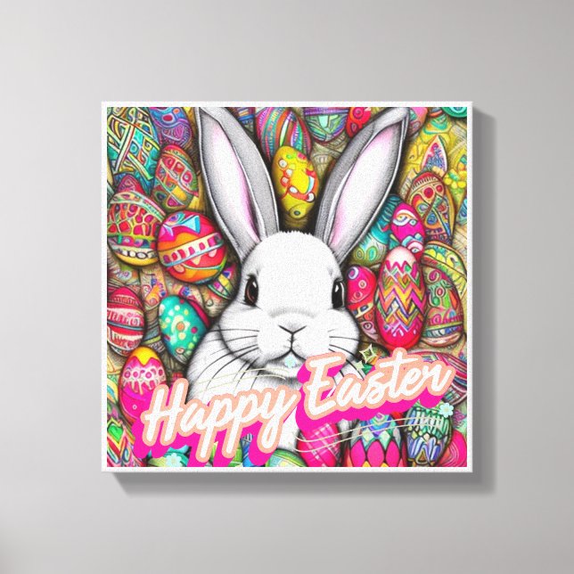 Easter Bunny Canvas Print (Front)