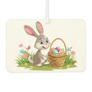 Easter bunny car air freshener