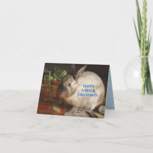 EASTER BUNNY CARD FOR GRANDSON