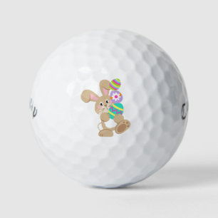 Easter Bunny Carrying Eggs Design Callaway Warbird Golf Balls