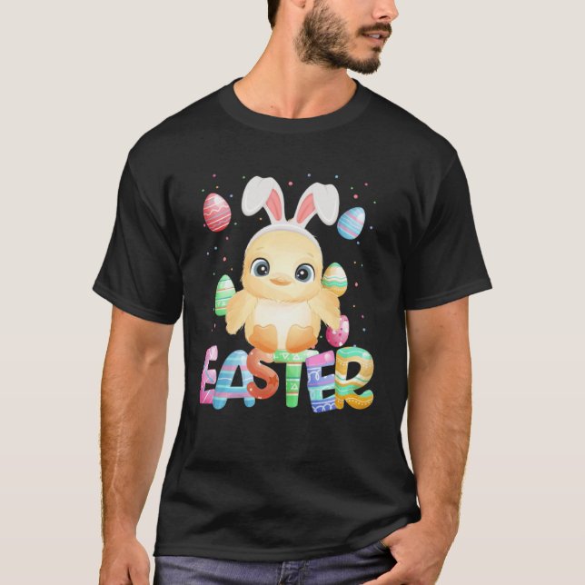 Easter Bunny Chick   Easter Chicken T-Shirt (Front)