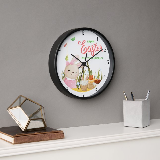 Easter Bunny Clock (Office)