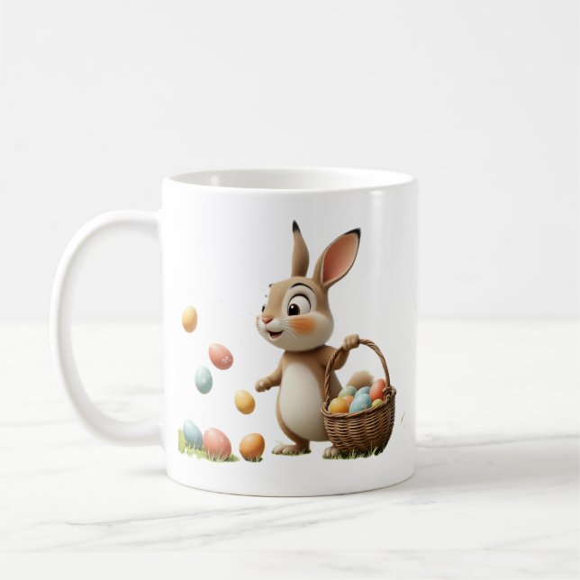 easter bunny coffee mug (Left)