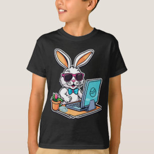 Easter Bunny Computer Video Game Lovers 1 T-Shirt