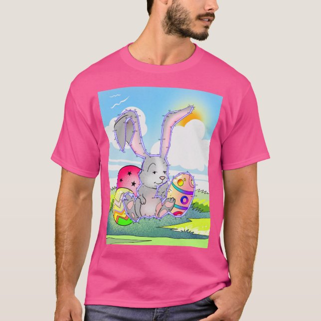 Easter Bunny Connect  T-Shirt (Front)