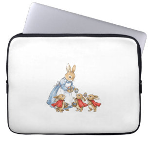 Easter Bunny Cottagecore Vintage Rabbit Women Girl Laptop Sleeve