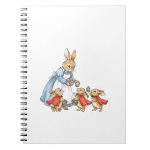 Easter Bunny Cottagecore Vintage Rabbit Women Girl Notebook