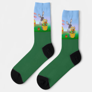 Easter Bunny Crew Socks