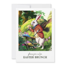 Easter Bunny Custom Easter Brunch Invitations