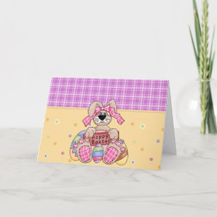Easter Bunny D10 - Happy Easter Greeting Card