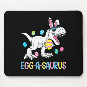 Easter Bunny Dinosaur Egg A Saurus Trex Kids Boys  Mouse Mat