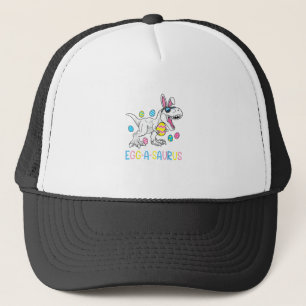 Easter Bunny Dinosaur Egg A Saurus TRex Kids Boys  Trucker Hat