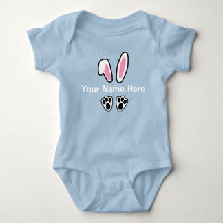 Easter Bunny Ears Baby Boys Bodysuit