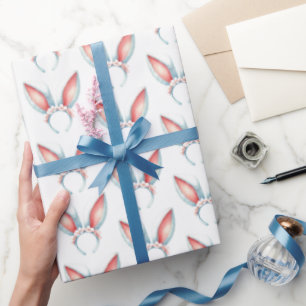 Easter Bunny Ears Hoppy Holiday Wrapping Paper
