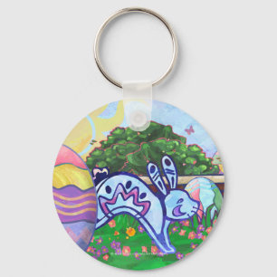 Easter Bunny Easter Egg Hunt Key Chain
