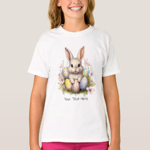 Easter Bunny & Easter Eggs Artwork T-Shirt
