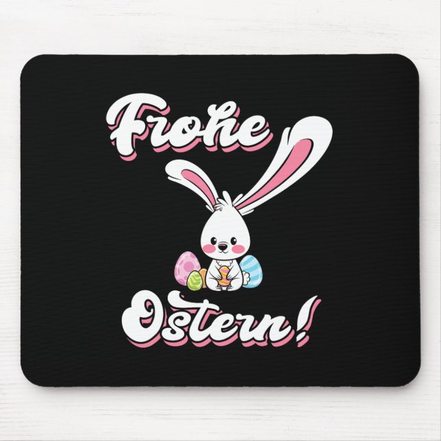 Easter Bunny Easter Nest Rabbit Easter Costume Eas Mouse Mat (Front)