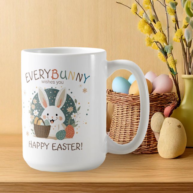 Easter Bunny Egg Basket ID1013 Coffee Mug (Creator Uploaded)