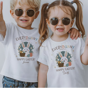 Easter Bunny Egg Basket ID1013 T-Shirt