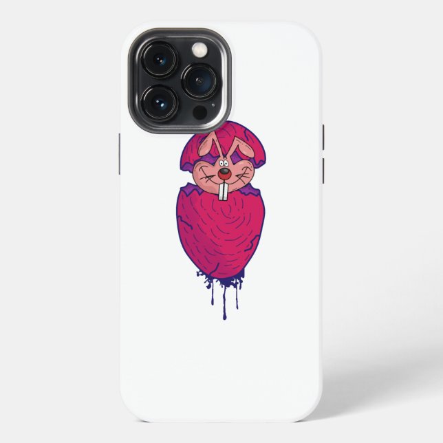 Easter bunny egg, Happy Easter Day iPhone Case (Back)