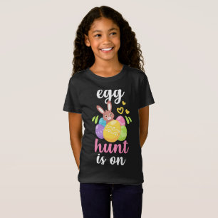 Easter, Bunny, Egg Hunt Is On Cool Kids T-Shirt