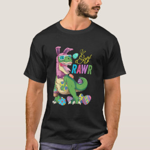 Easter Bunny Egg Kids Costume Eastrawr Rex Dinosau T-Shirt
