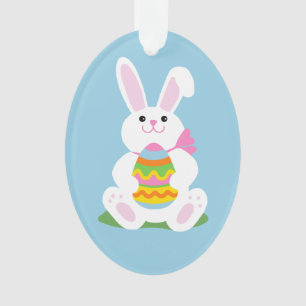 Easter Bunny Egg Tree Ornament