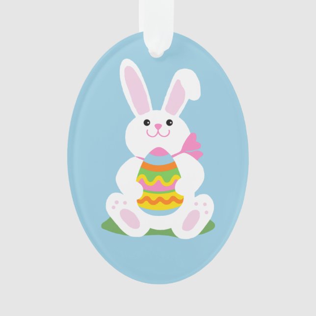Easter Bunny | Egg Tree Ornament (Front)