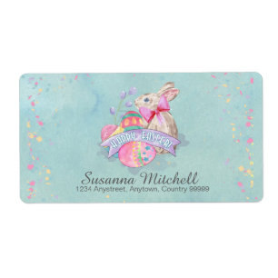 Easter Bunny, Eggs and Confetti ID377