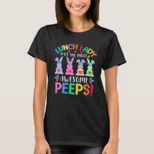 Easter Bunny Eggs Lunch Lady Of The Most Awesome T-Shirt