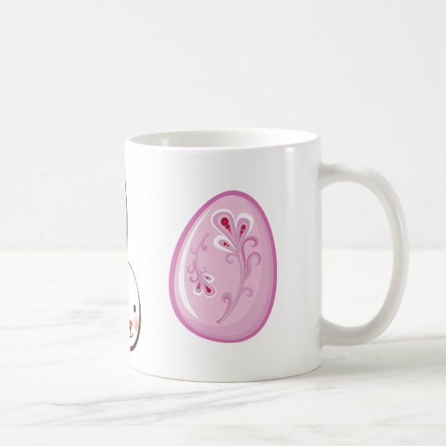 Easter Bunny & Eggs Mug (Right)