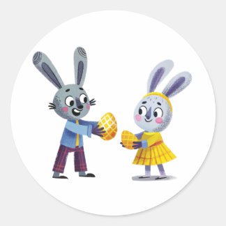 Easter Bunny Exchange Sticker
