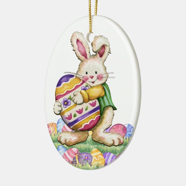 Easter Bunny Exclusive Ceramic Tree Decoration (Left)