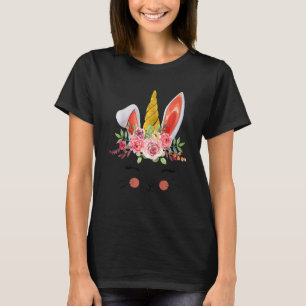 Easter Bunny Face For Women And Girl Cute Bunny Un T-Shirt