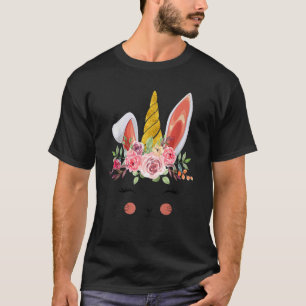 Easter Bunny Face For Women And Girl Cute Bunny Un T-Shirt