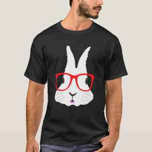 Easter Bunny Face Shirt Hip Hop Nerd Rabbit Eggs H