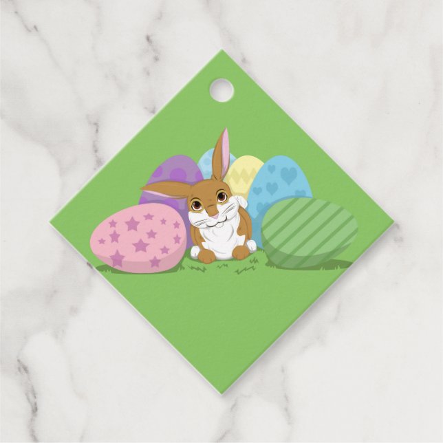 Easter Bunny Favour Tags (Front)