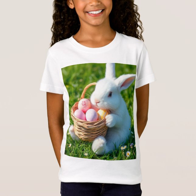 Easter Bunny For Kids T-Shirt (Front)