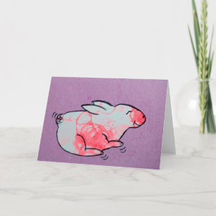 Easter Bunny Frameable Art Card