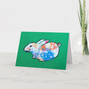 Easter Bunny Frameable Art Card