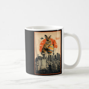 Easter bunny funny japanese kaiju egg hunt joke coffee mug