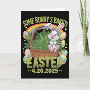 Easter Bunny Funny Weed Smoking Rabbit Day _2 Card